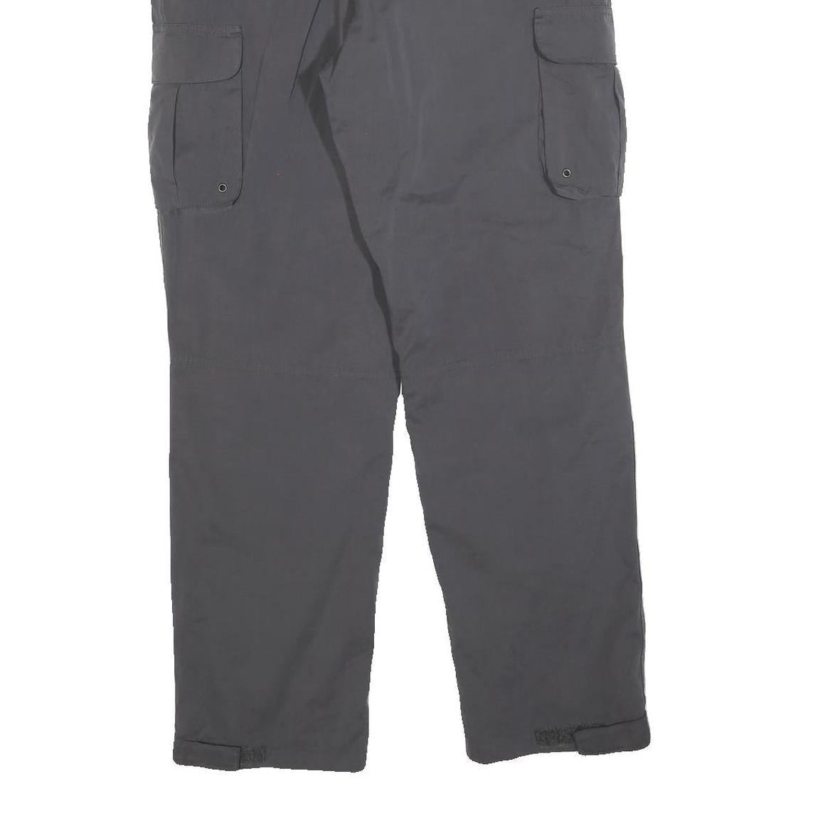 RODEO TECWEAR Lined Womens Grey Polyester Blend Regular Cargo Trousers W26 L30