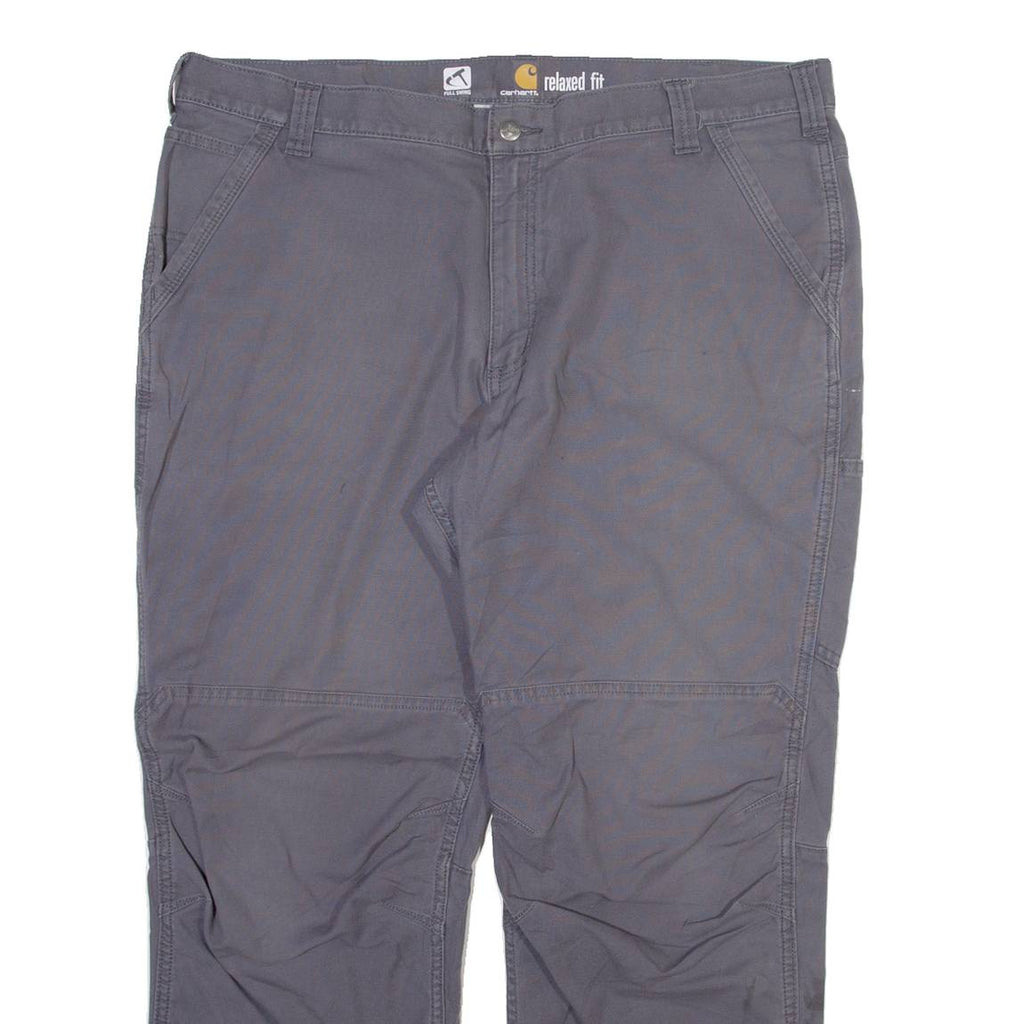 CARHARTT Mens Trousers Grey Relaxed Straight W42 L29