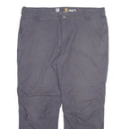 CARHARTT Mens Trousers Grey Relaxed Straight W42 L29