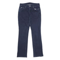 LEVI'S Womens Dark Blue Regular Straight Denim Jeans W30 L32 Zip Closure