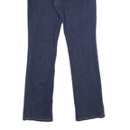 LEVI'S Womens Dark Blue Regular Straight Denim Jeans W30 L32 Zip Closure