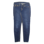 TRUE RELIGION Womens Jeans Blue Regular Tapered Stone Wash W28 L27