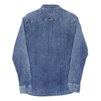 HILFIGER DENIM Mens Blue Denim Shirt M Cotton Casual Button Down Pockets