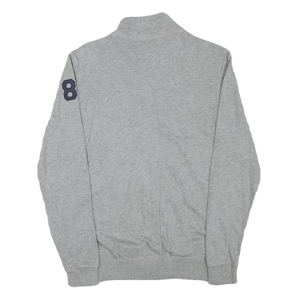 NAPAPIJRI Mens Grey Zip Jacket XXS Cotton Blend Casual Logo National Parks