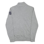 NAPAPIJRI Mens Grey Zip Jacket XXS Cotton Blend Casual Logo National Parks