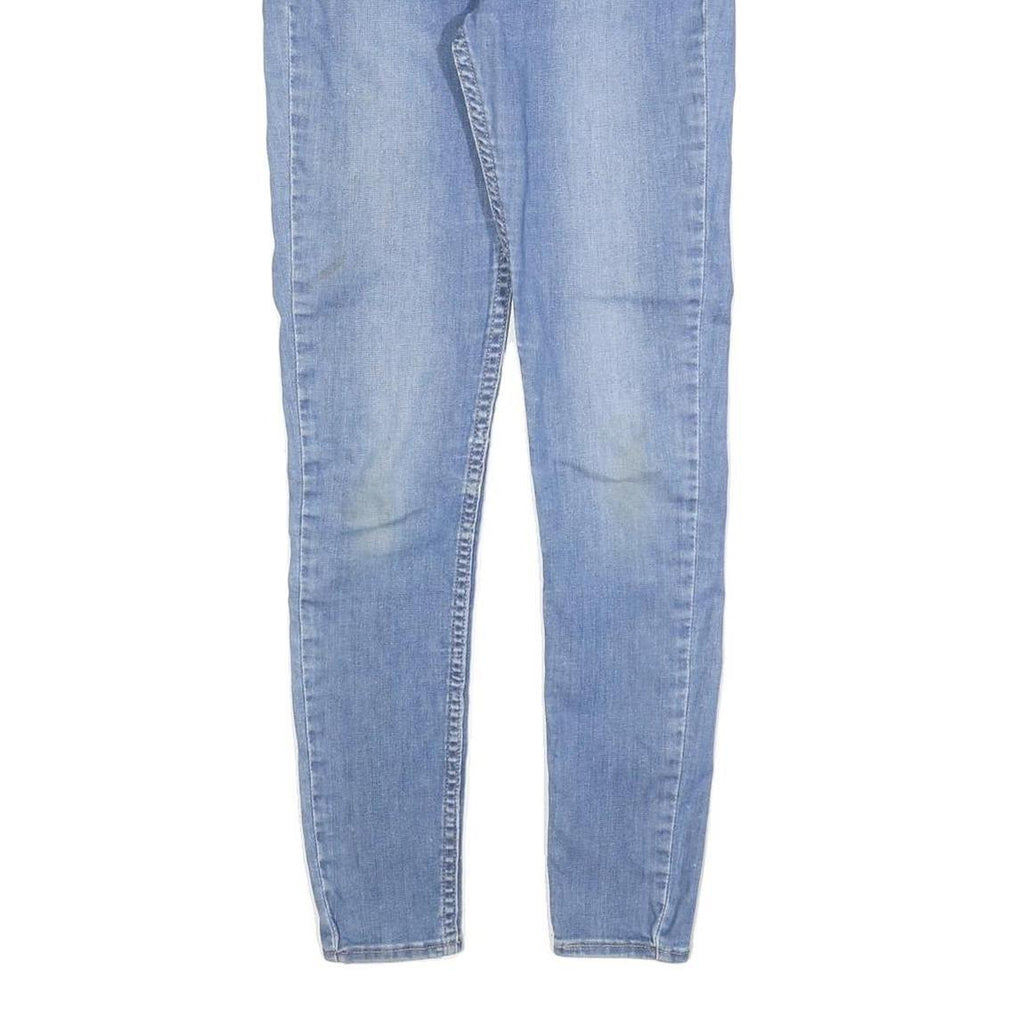 LEVI'S 710 Womens Slim Blue Denim Medium Wash Jeans W25 L30 Stretch Slim Fit