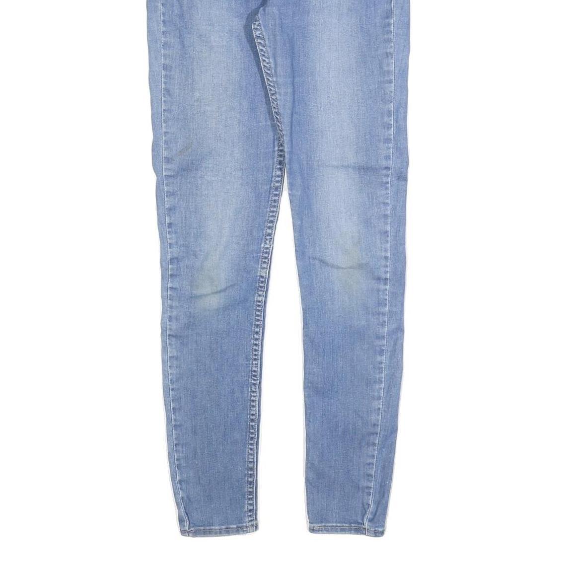 LEVI'S 710 Womens Slim Blue Denim Medium Wash Jeans W25 L30 Stretch Slim Fit