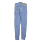 LEVI'S 710 Womens Slim Blue Denim Medium Wash Jeans W25 L30 Stretch Slim Fit