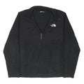 THE NORTH FACE Mens Black Pullover Outdoor Fleece Plain Round Neck Basic Knit M