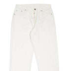 STANBY'S Mens Jeans Cream Regular Tapered W30 L28