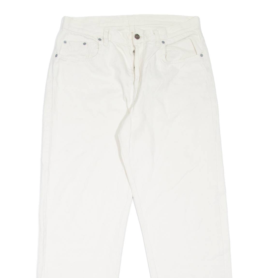 STANBY'S Mens Jeans Cream Regular Tapered W30 L28