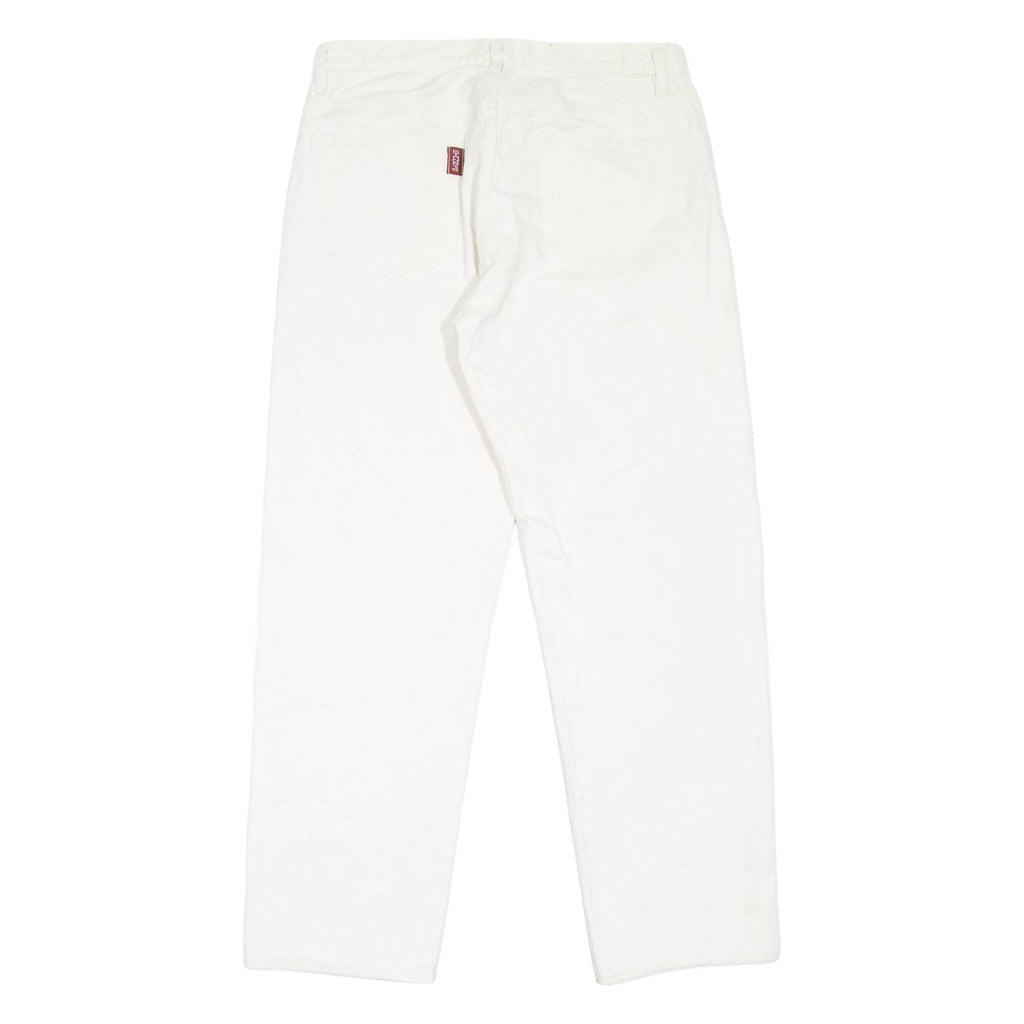 STANBY'S Mens Jeans Cream Regular Tapered W30 L28