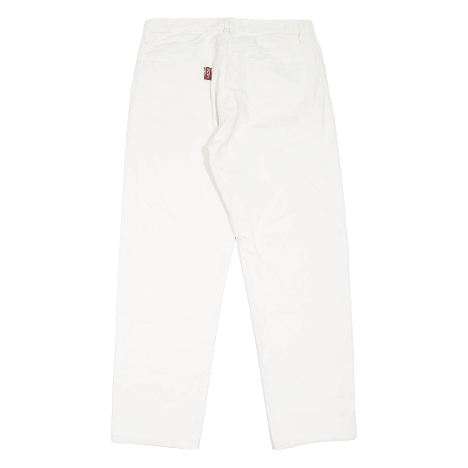STANBY'S Mens Jeans Cream Regular Tapered W30 L28