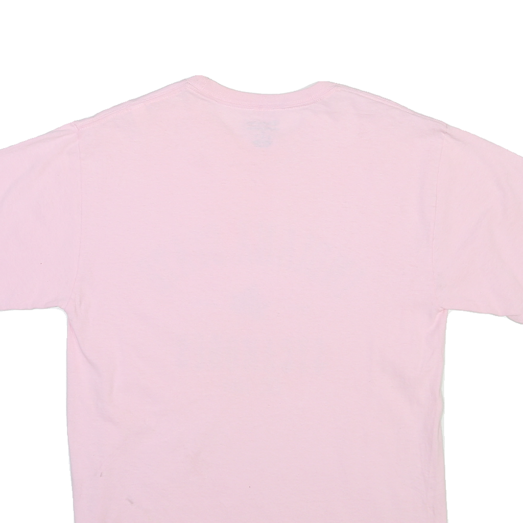 CHAMPION Mens Pink Indiana State Sycamores Graphic T-Shirt M Short Sleeve Crew