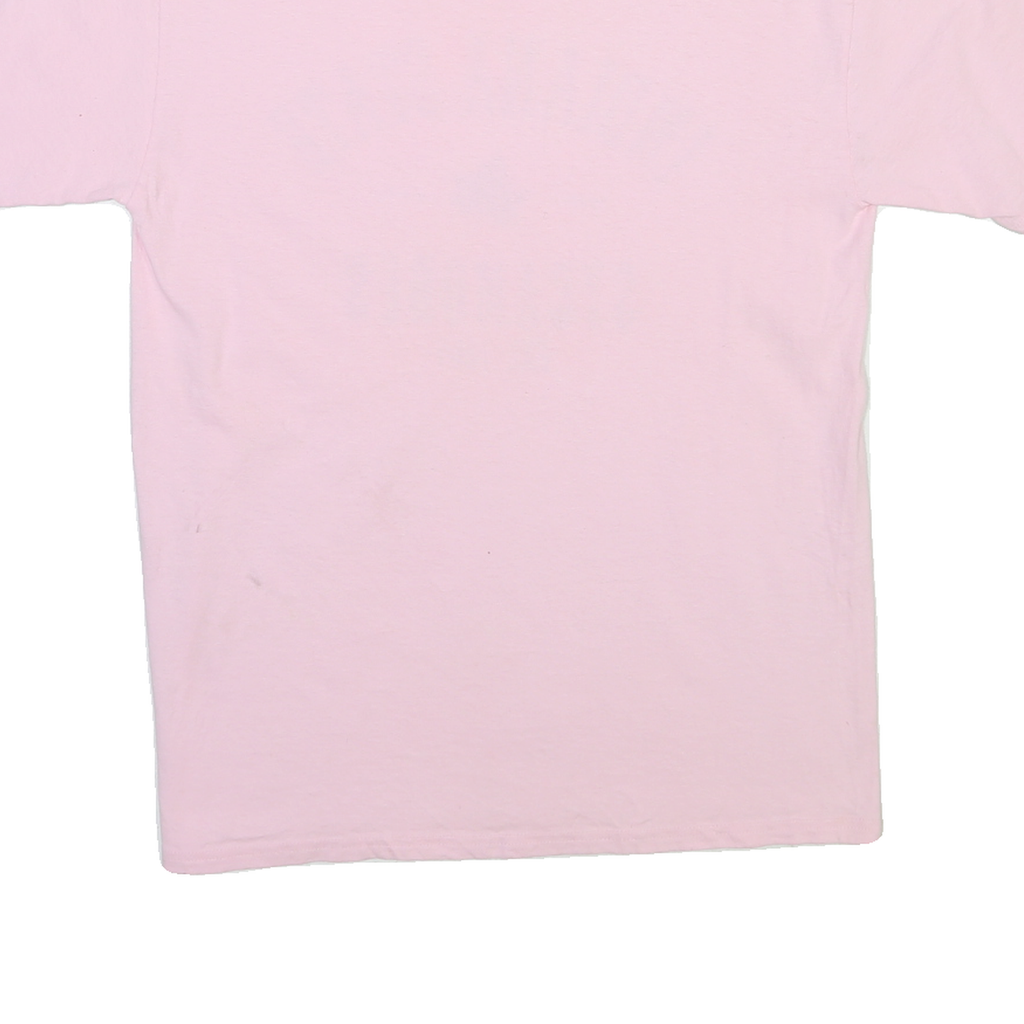 CHAMPION Mens Pink Indiana State Sycamores Graphic T-Shirt M Short Sleeve Crew