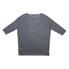 PHASE EIGHT Womens Grey Printed Top 3/4 Sleeve Round Neck UK 8 Casual