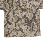 LEVI'S Mens Beige & Brown Graphic T-Shirt M Short Sleeve Crew Neck Cotton