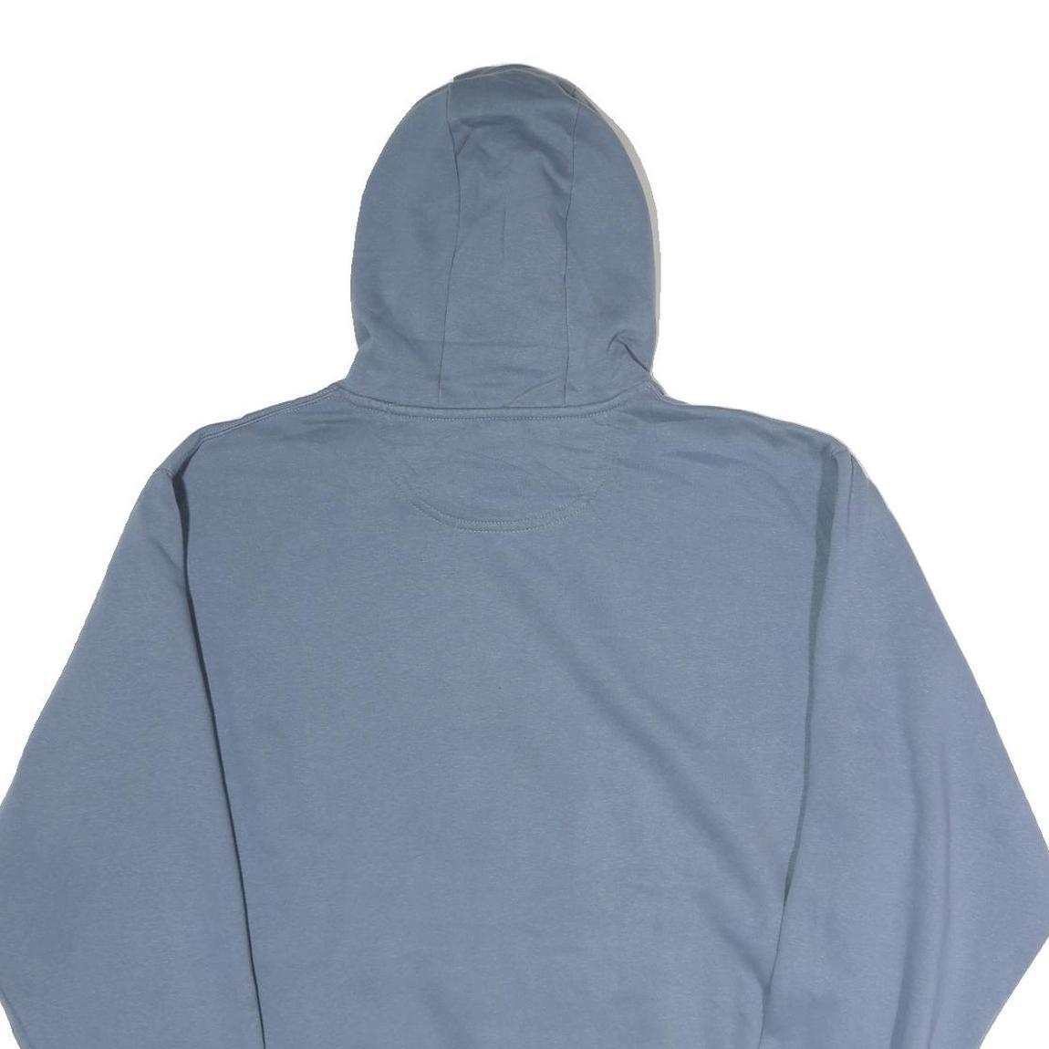 BLUE84 Mens Blue Lake Almanor California Pullover Hoodie L Casual Cotton