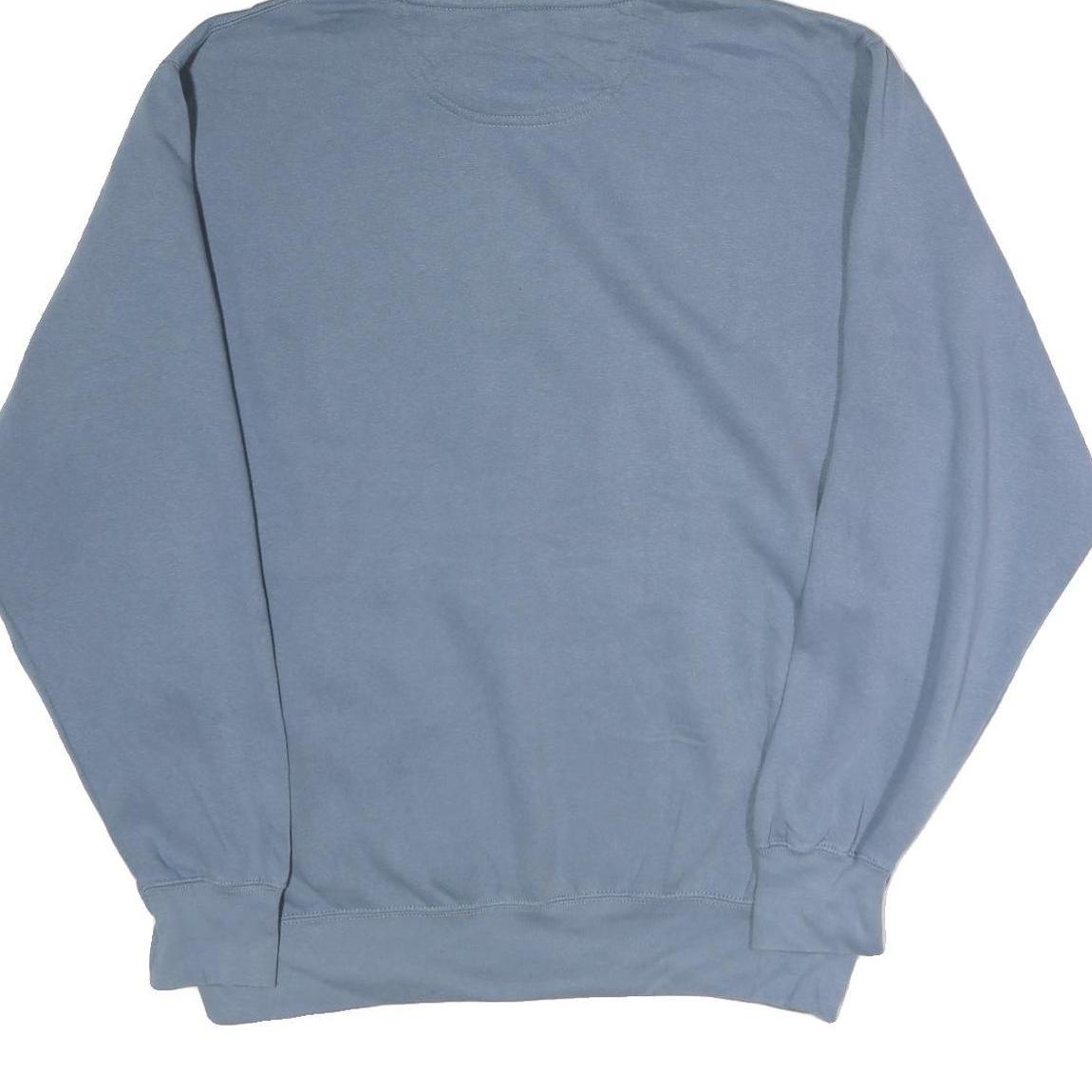 BLUE84 Mens Blue Lake Almanor California Pullover Hoodie L Casual Cotton