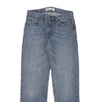 LEVI'S 505 Mens Jeans Blue Regular Straight Denim Medium W30 L30 Classic Fit Zip
