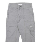 LEE Womens Shorts Grey Casual Cargo M W27 Button-Up Pockets Cotton Blend