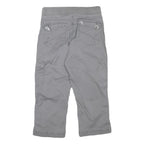 LEE Womens Shorts Grey Casual Cargo M W27 Button-Up Pockets Cotton Blend