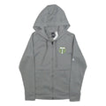 ADIDAS Mens Grey Portland Timbers Football Hoodie S Zip-Up Sportswear