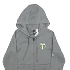 ADIDAS Mens Grey Portland Timbers Football Hoodie S Zip-Up Sportswear