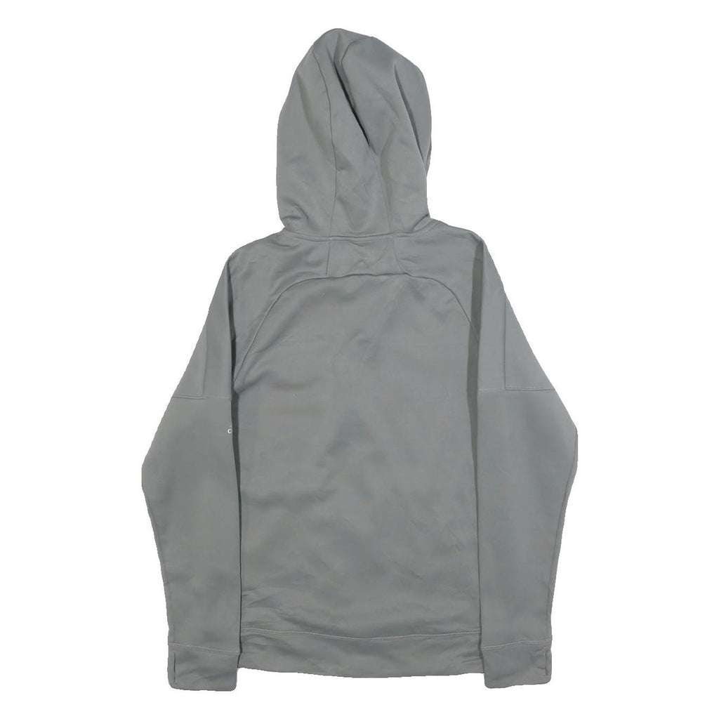 ADIDAS Mens Grey Portland Timbers Football Hoodie S Zip-Up Sportswear