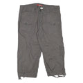 UNION BAY Womens Grey Casual Cargo Cotton Blend Shorts L W31 Pocketed