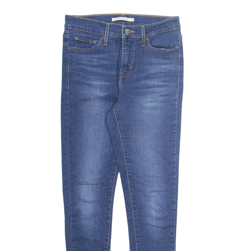 LEVI'S Womens Jeans Blue Slim Skinny Stone Wash W28 L30