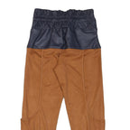 Womens Joggers Brown & Black Regular Tapered M W30 L26 Drawstring Waist