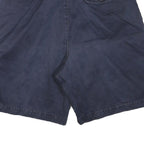 TOMMY HILFIGER Mens Shorts Navy Blue Cargo Plain L W34 Casual Cotton Blend