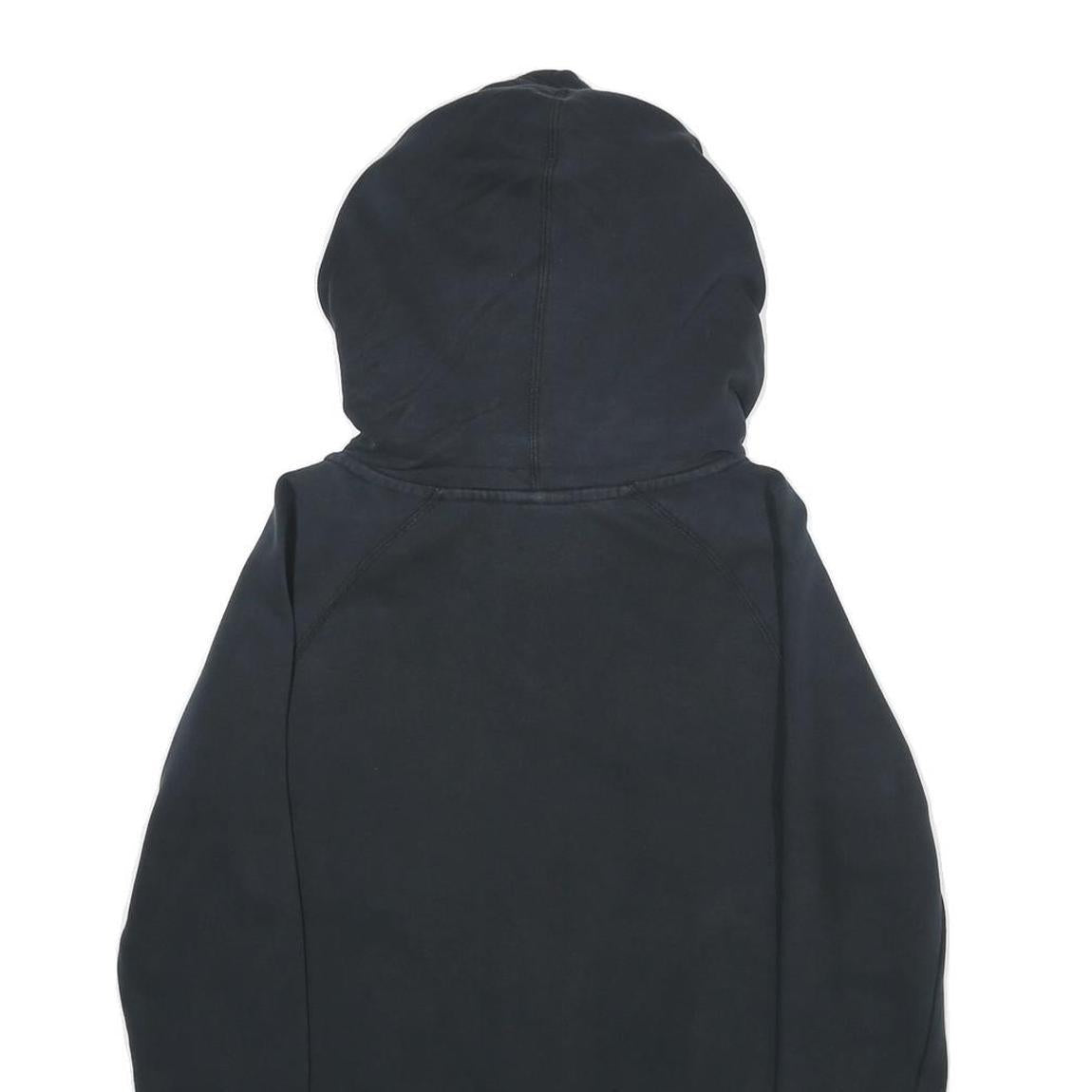 NIKE Womens Black Hoodie S Cotton Blend Pullover Hooded Sweatshirt