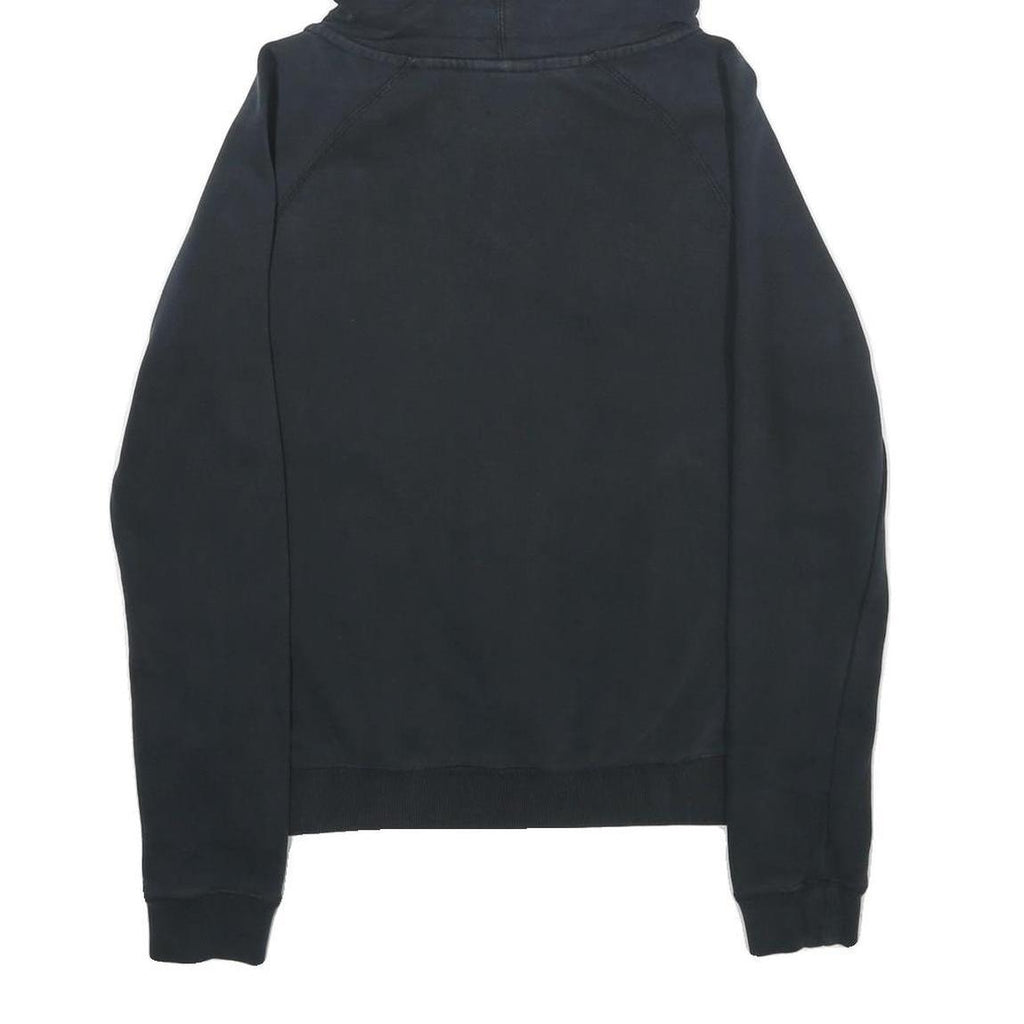 NIKE Womens Black Hoodie S Cotton Blend Pullover Hooded Sweatshirt