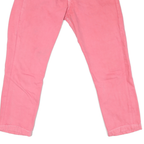 Womens Regular Fit Pink Cotton Blend Jeans W28 L25 Button Closure Stylish