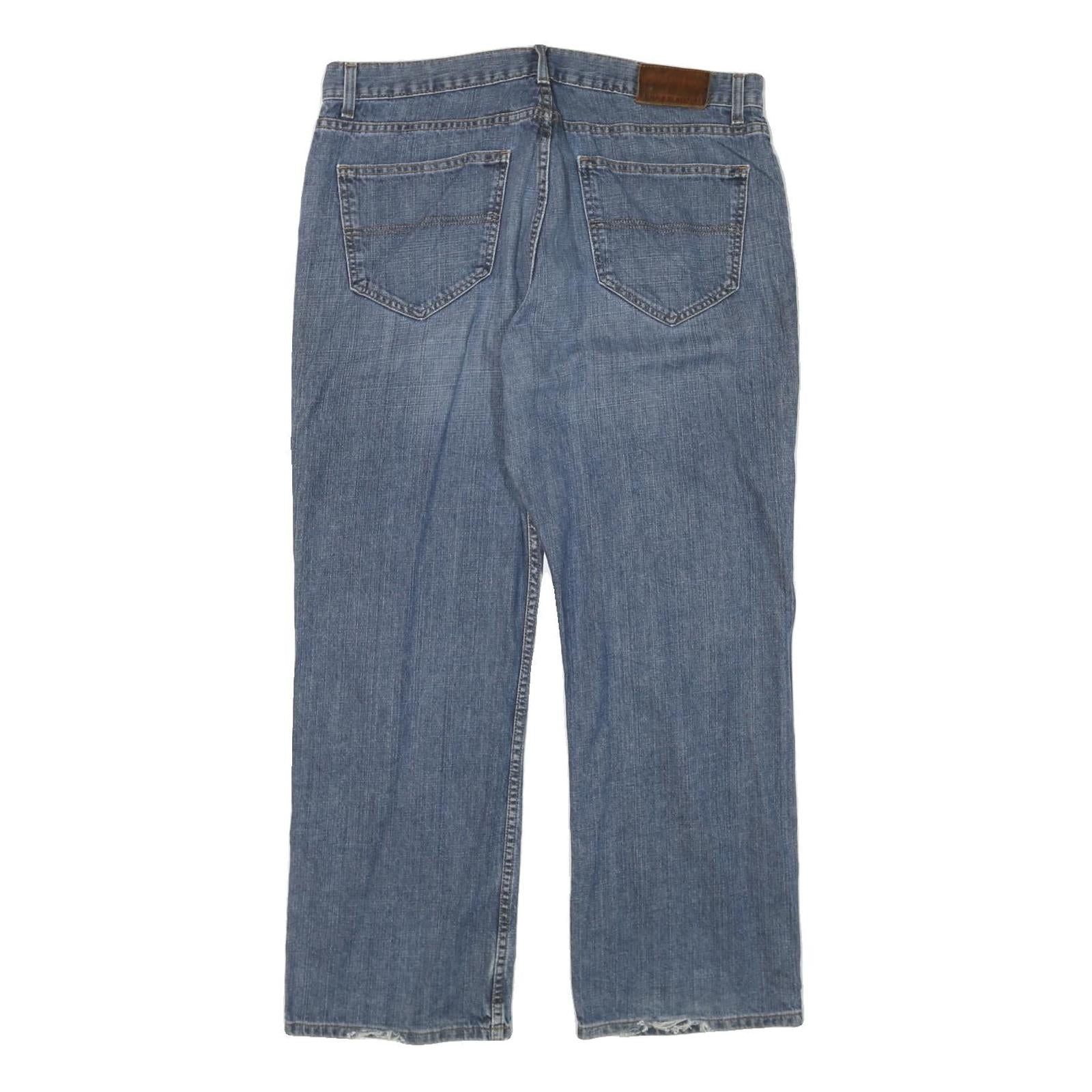 TOMMY HILFIGER Mens Jeans Blue Relaxed Straight Denim Medium W36 L30 Classic