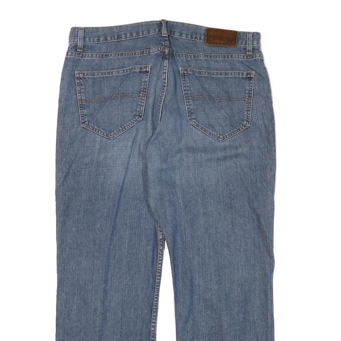 TOMMY HILFIGER Mens Jeans Blue Relaxed Straight Denim Medium W36 L30 Classic