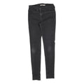 LEVI'S 710 Womens Black Slim Skinny Denim Medium W26 L30 Stretch Cotton Blend