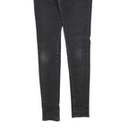 LEVI'S 710 Womens Black Slim Skinny Denim Medium W26 L30 Stretch Cotton Blend