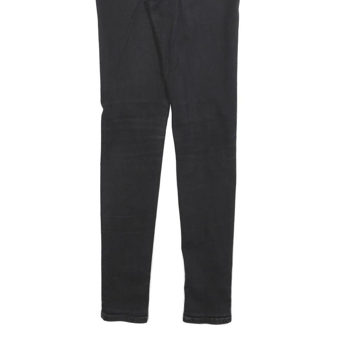 LEVI'S 710 Womens Black Slim Skinny Denim Medium W26 L30 Stretch Cotton Blend