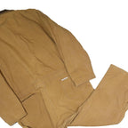 WALLS Mens Beige Cotton Blend Relaxed Dungarees Lined 3XL W48 L27 Workwear