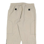 JACK WOLFSKIN Mens Polyester Beige & Black Regular Tapered Trousers W32 L25