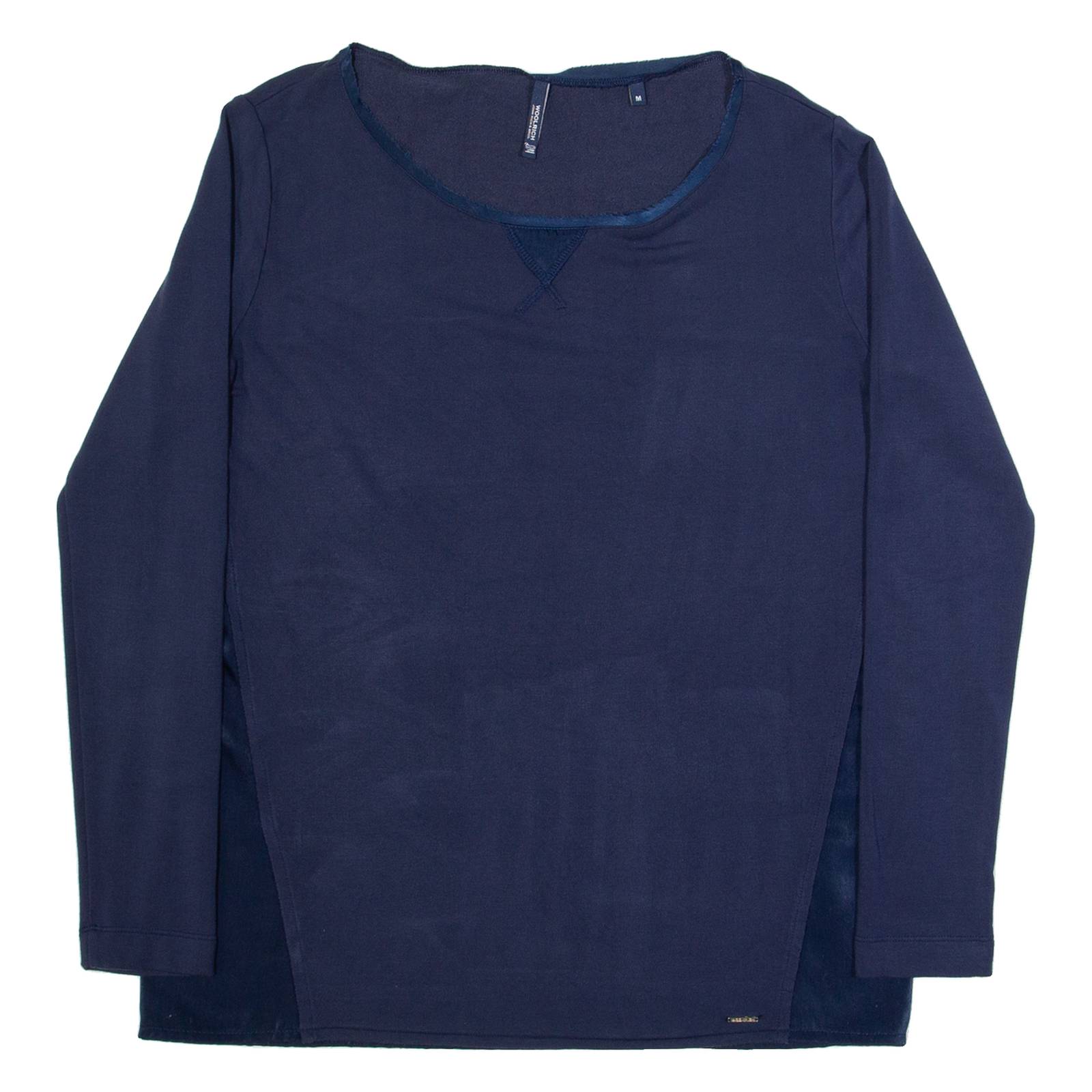 WOOLRICH Womens Top Blue Long Sleeve M