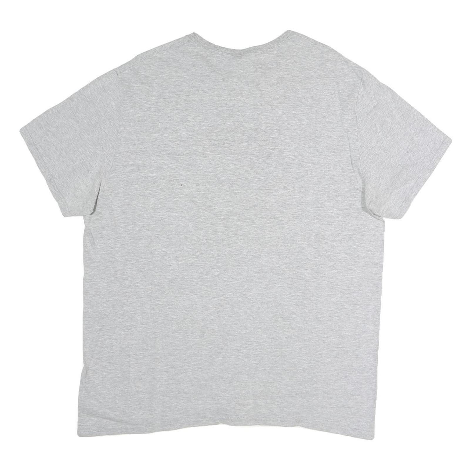 RUSSELL ATHLETIC Mens Grey Spartan Football Graphic T-Shirt XL Short Sleeve Crew