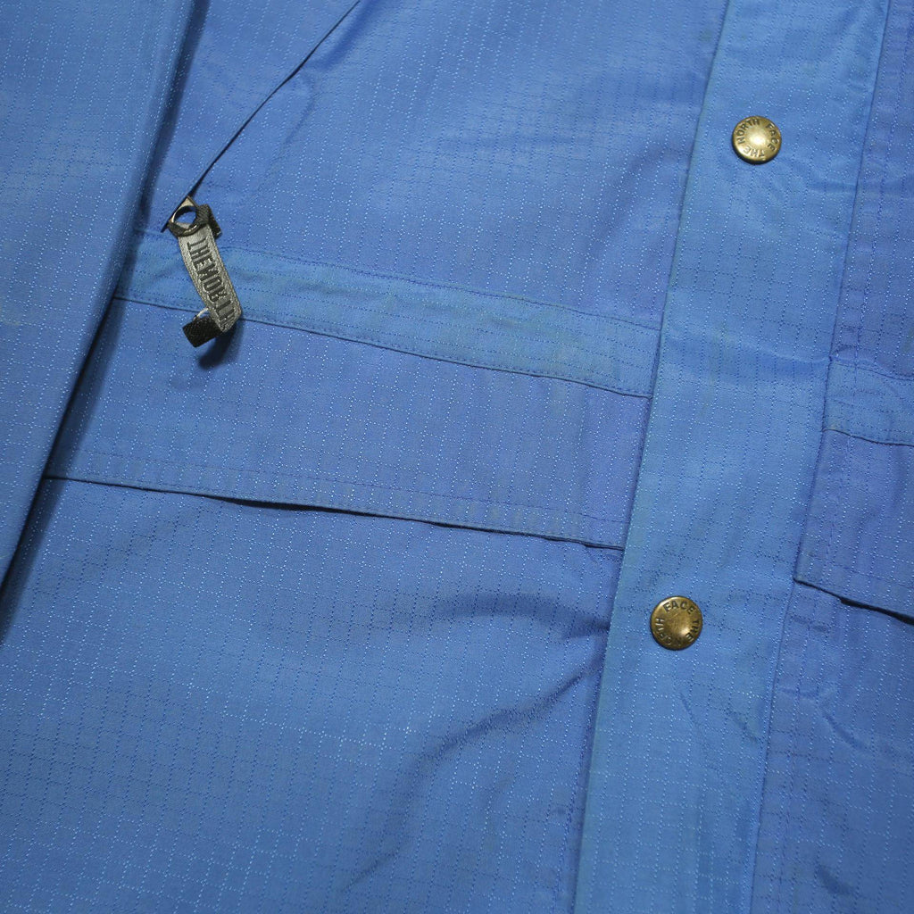 THE NORTH FACE Boys Blue & Black Outdoor Jacket XL Polyester Blend Zip Plain
