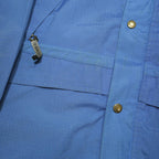 THE NORTH FACE Boys Blue & Black Outdoor Jacket XL Polyester Blend Zip Plain