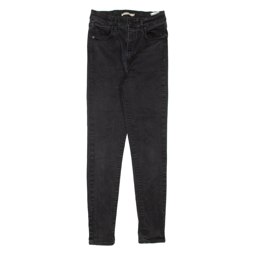 LEVI'S Mile High Womens Jeans Black Slim Skinny W24 L28