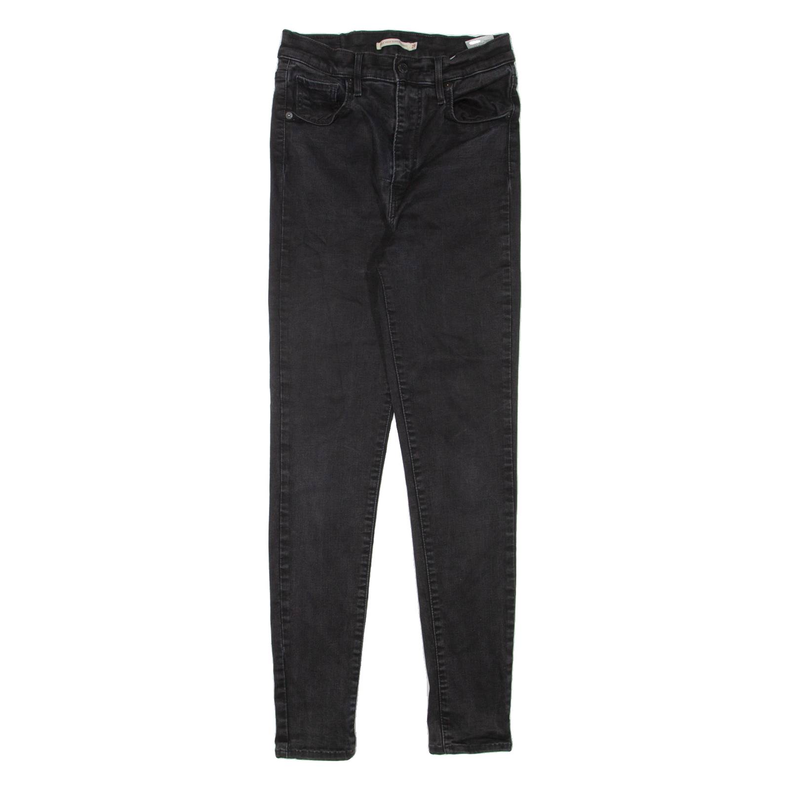 LEVI'S Mile High Womens Jeans Black Slim Skinny W24 L28