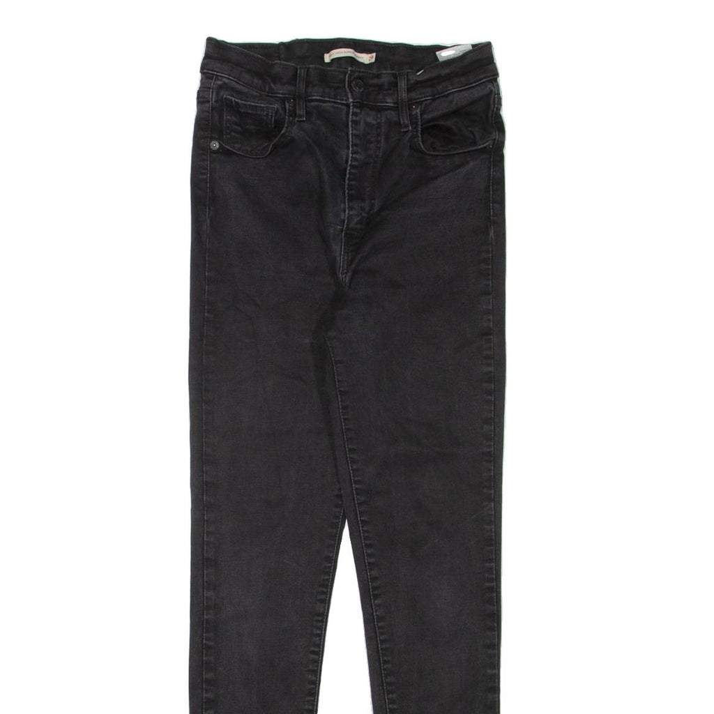LEVI'S Mile High Womens Jeans Black Slim Skinny W24 L28